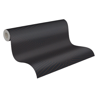 Livingwalls Daniel Hechter 6 Design Vliestapete Schwarz Bronze 10,05 m x 0,53 m