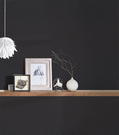 Livingwalls Daniel Hechter 6 Design Vliestapete Schwarz Bronze 10,05 m x 0,53 m