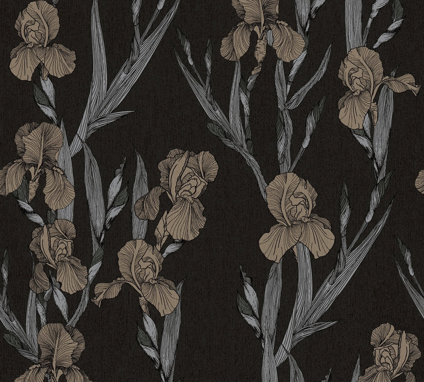 Livingwalls Daniel Hechter 6 Design Vliestapete Schwarz Grau Braun 10,05 m x 0,53 m