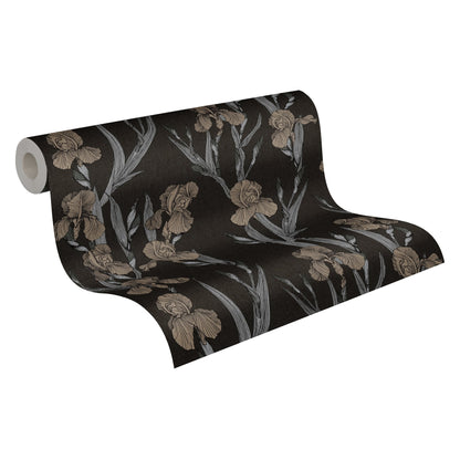 Livingwalls Daniel Hechter 6 Design Vliestapete Schwarz Grau Braun 10,05 m x 0,53 m