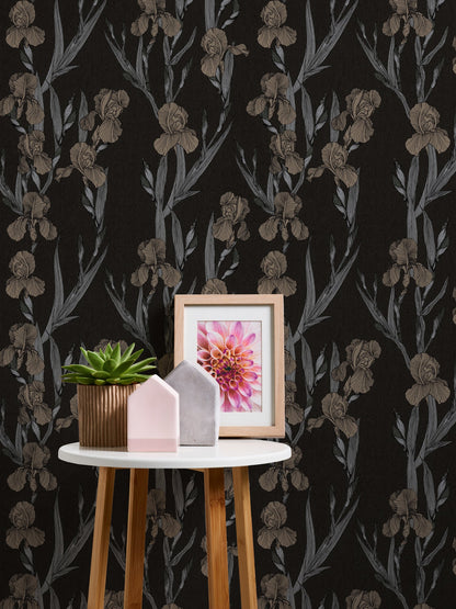 Livingwalls Daniel Hechter 6 Design Vliestapete Schwarz Grau Braun 10,05 m x 0,53 m