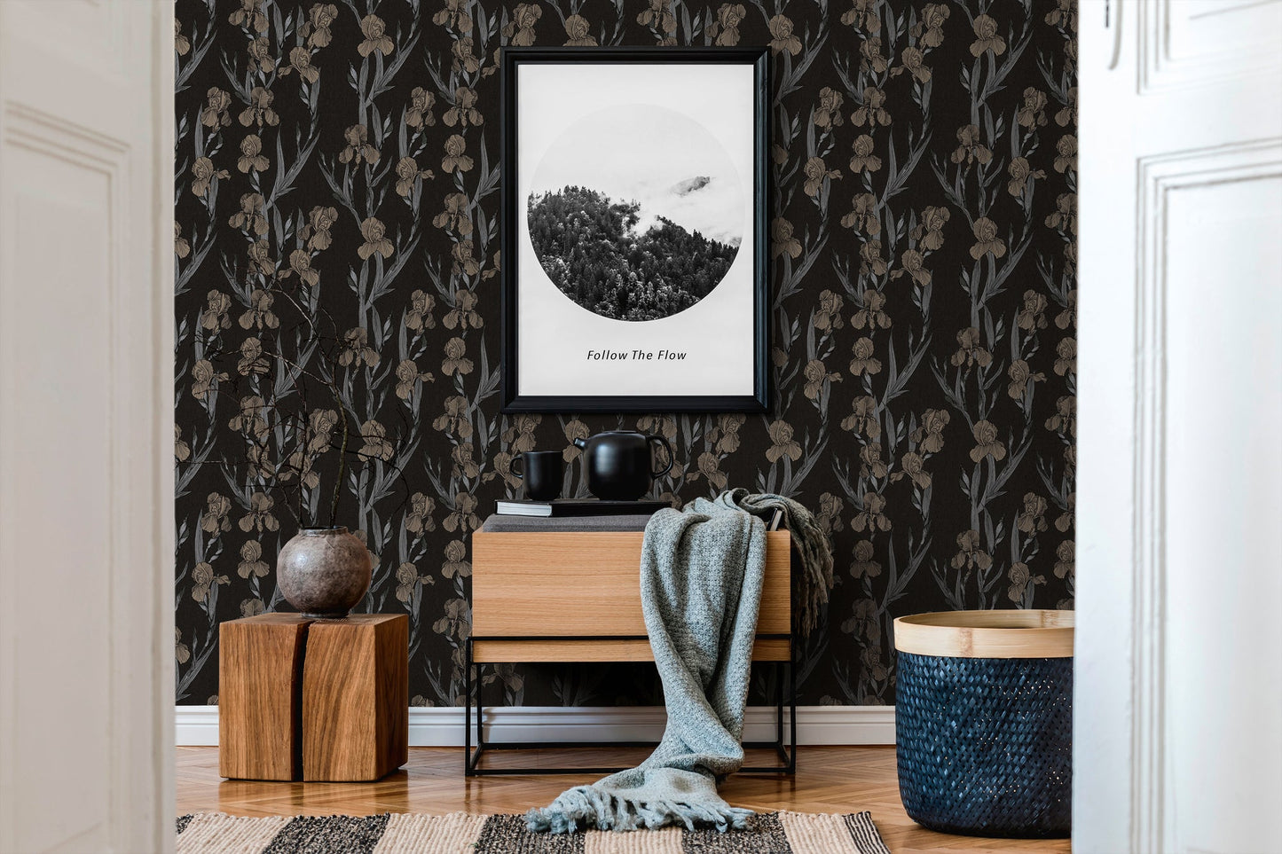 Livingwalls Daniel Hechter 6 Design Vliestapete Schwarz Grau Braun 10,05 m x 0,53 m
