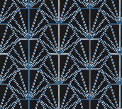 Livingwalls Daniel Hechter 6 Design Vliestapete Schwarz Blau Weiß 10,05 m x 0,53 m