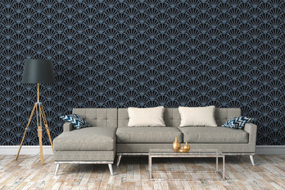 Livingwalls Daniel Hechter 6 Design Vliestapete Schwarz Blau Weiß 10,05 m x 0,53 m