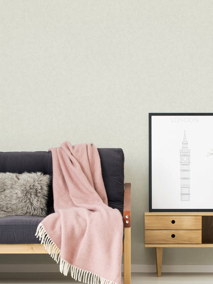 Geo Nordic Vinyl-Vliestapete Grau Creme 10,05 m x 0,53 m