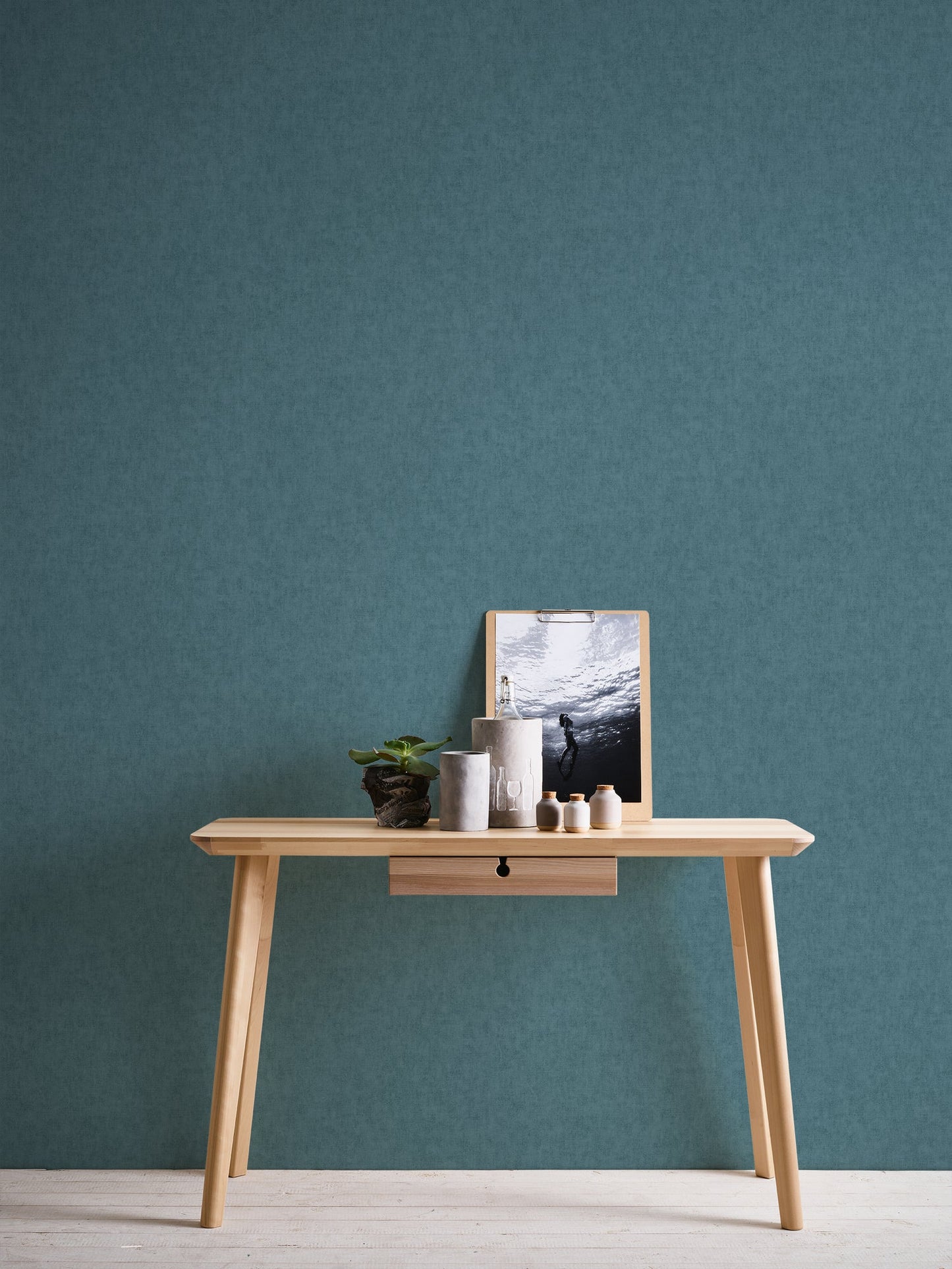 Geo Nordic Vinyl-Vliestapete Blau 10,05 m x 0,53 m