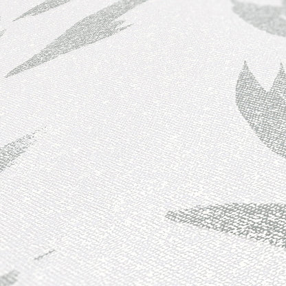 New Elegance Palmen Vliestapete Creme Grau 10,05 m x 0,53 m