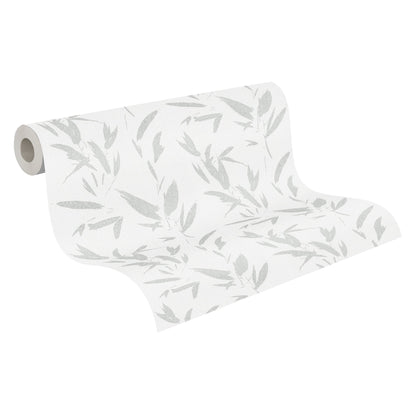 New Elegance Palmen Vliestapete Creme Grau 10,05 m x 0,53 m