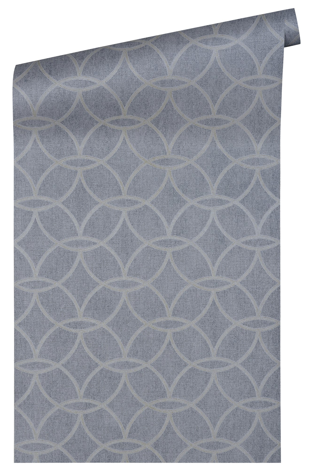 Architects Paper VILLA Geometrische Vliestapete Blau Grau 10,05 m x 0,53 m