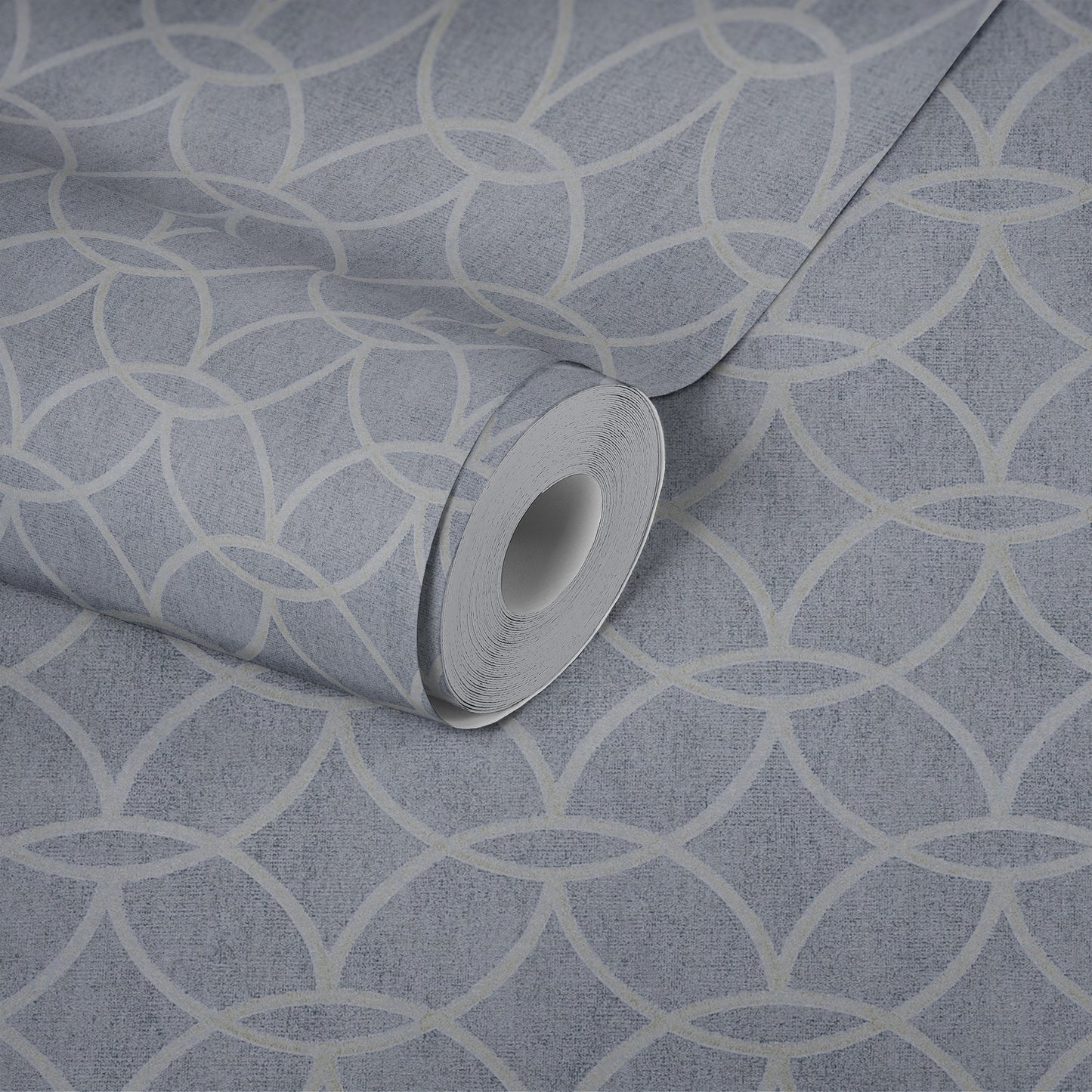 Architects Paper VILLA Geometrische Vliestapete Blau Grau 10,05 m x 0,53 m