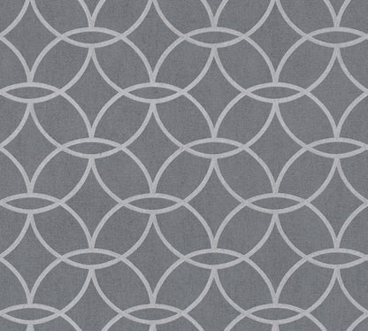 Architects Paper VILLA Geometrische Vliestapete Grau Silber 10,05 m x 0,53 m