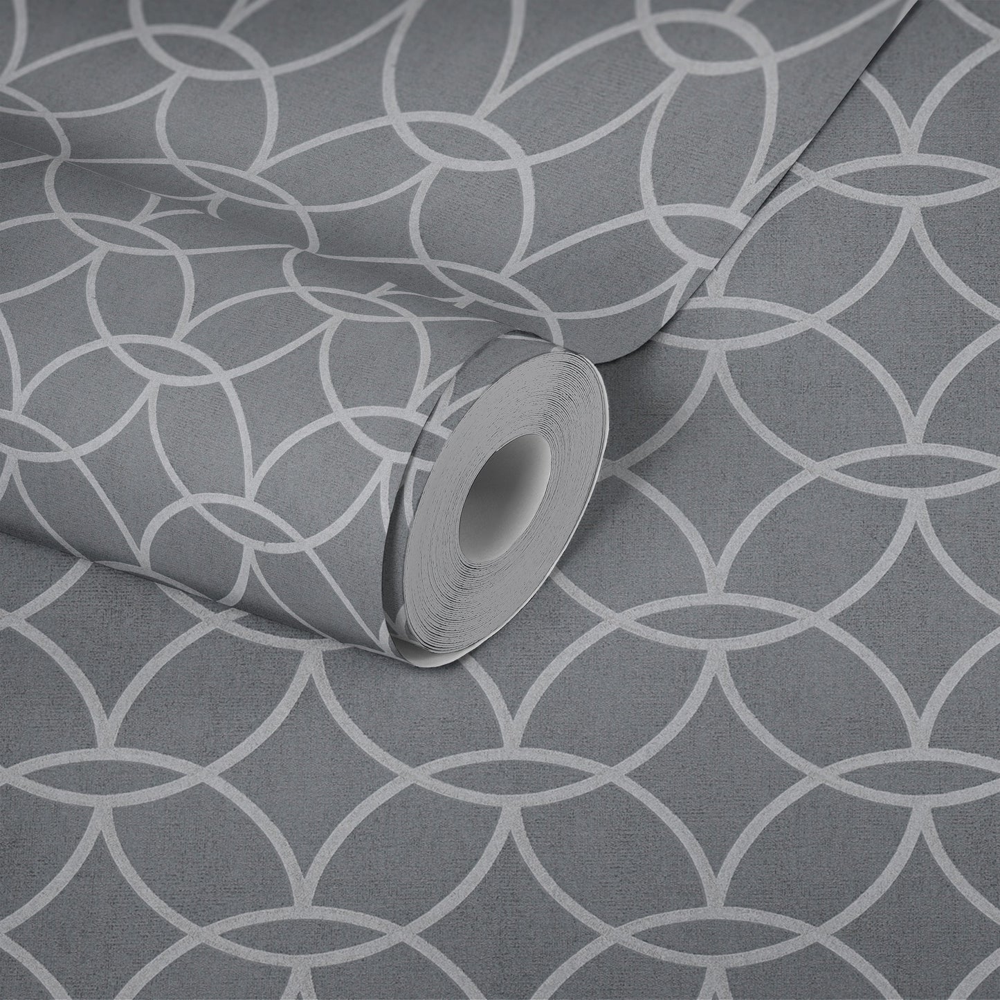 Architects Paper VILLA Geometrische Vliestapete Grau Silber 10,05 m x 0,53 m