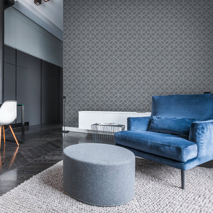 Architects Paper VILLA Geometrische Vliestapete Grau Silber 10,05 m x 0,53 m