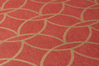 Architects Paper VILLA Geometrische Vliestapete Rot Gold 10,05 m x 0,53 m