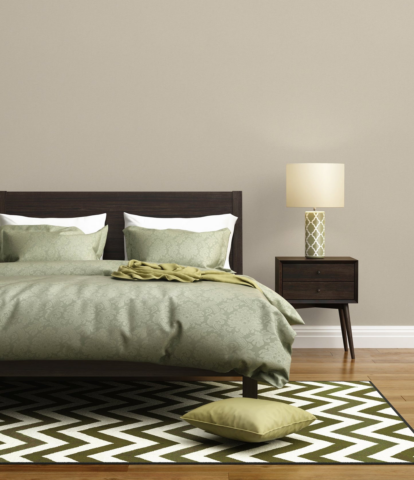 Natural Living Uni Vliestapete Beige Grau 10,05 m x 0,53 m