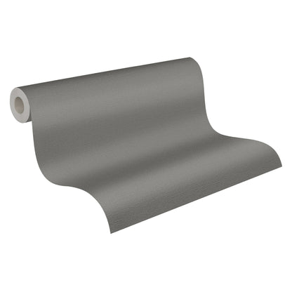 Natural Living Uni Vliestapete Anthrazit 10,05 m x 0,53 m