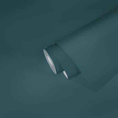 New Life Vinyl-Vliestapete Petrol 10,05 m x 0,53 m