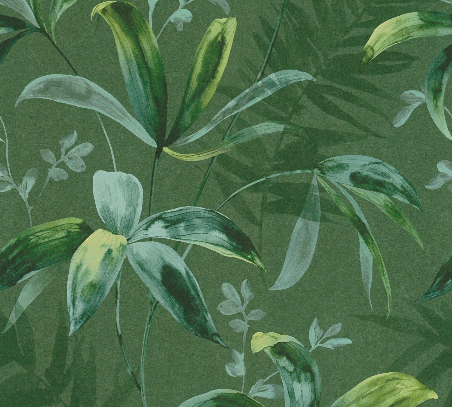 Architects Paper Jungle Chic Palmen Vliestapete Grün 10,05 m x 0,53 m