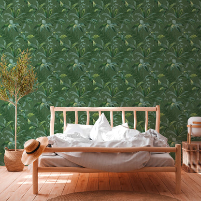 Architects Paper Jungle Chic Palmen Vliestapete Grün 10,05 m x 0,53 m
