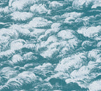 Architects Paper Jungle Chic Direktdruck-Vliestapete Blau Weiß 10,05 m x 0,53 m