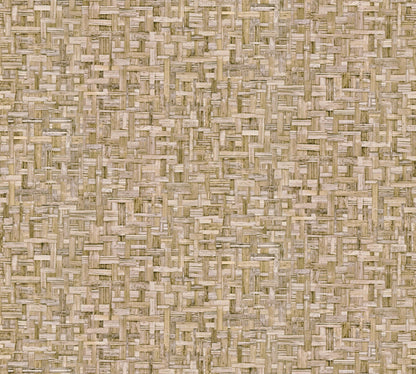 Architects Paper Jungle Chic Vliestapete in Flechtoptik Braun Beige 10,05 m x 0,53 m