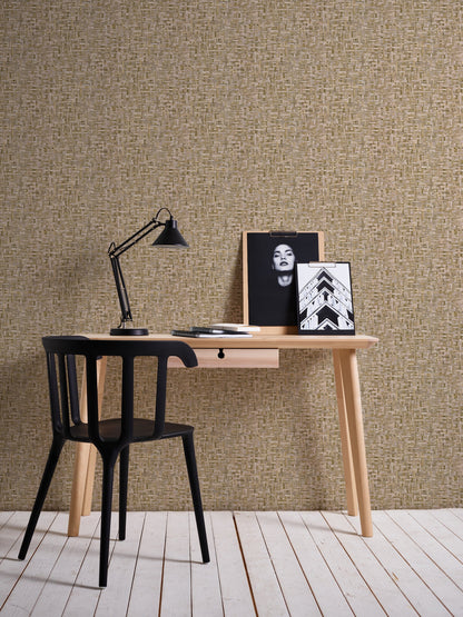 Architects Paper Jungle Chic Vliestapete in Flechtoptik Braun Beige 10,05 m x 0,53 m