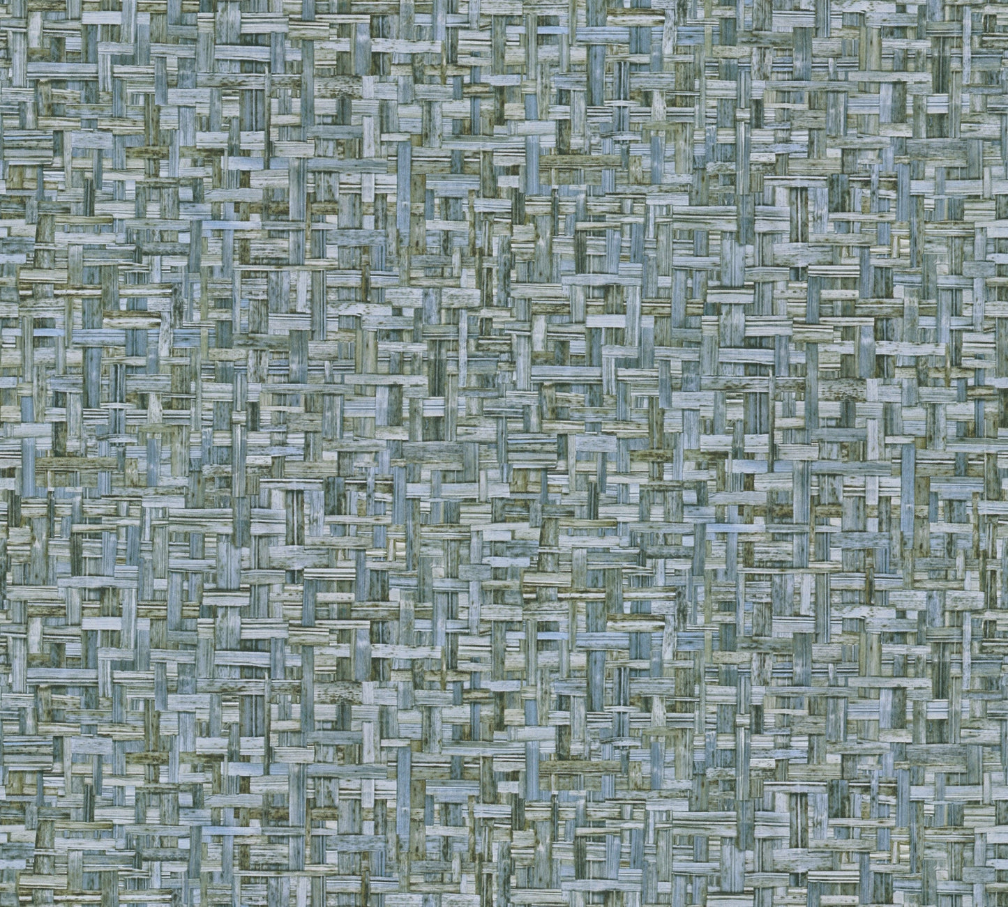 Architects Paper Jungle Chic Vliestapete in Flechtoptik Blau 10,05 m x 0,53 m