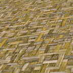 Architects Paper Jungle Chic Vliestapete in Flechtoptik Gelb 10,05 m x 0,53 m