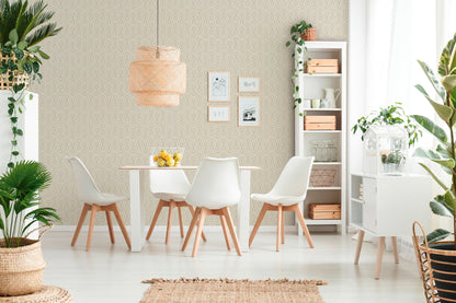 Architects Paper Jungle Chic Geometrische Vliestapete Gold Weiß Grau 10,05 m x 0,53 m