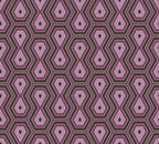 Architects Paper Jungle Chic Geometrische Vliestapete Lila Schwarz 10,05 m x 0,53 m