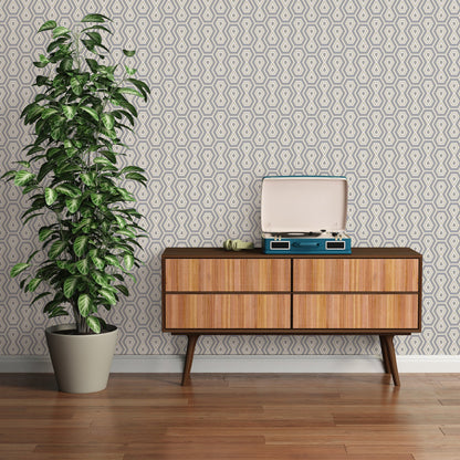 Architects Paper Jungle Chic Geometrische Vliestapete Grau Gold Weiß 10,05 m x 0,53 m