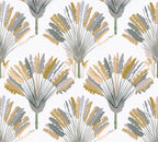 Architects Paper Jungle Chic Palmen Vliestapete Weiß Gelb Grau Braun 10,05 m x 0,53 m