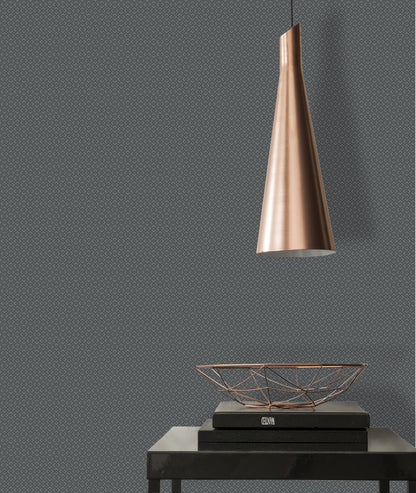 Attractive Geometrische Vliestapete Schwarz 10,05 m x 0,53 m