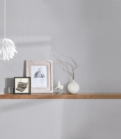 Attractive Vinyl-Vliestapete Blau Grau 10,05 m x 0,53 m