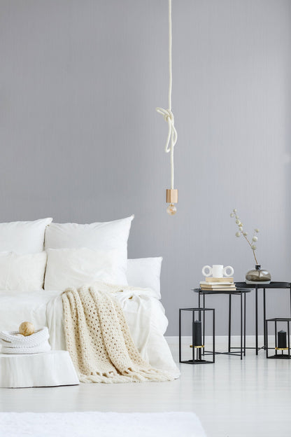 Attractive Vinyl-Vliestapete Blau Grau 10,05 m x 0,53 m