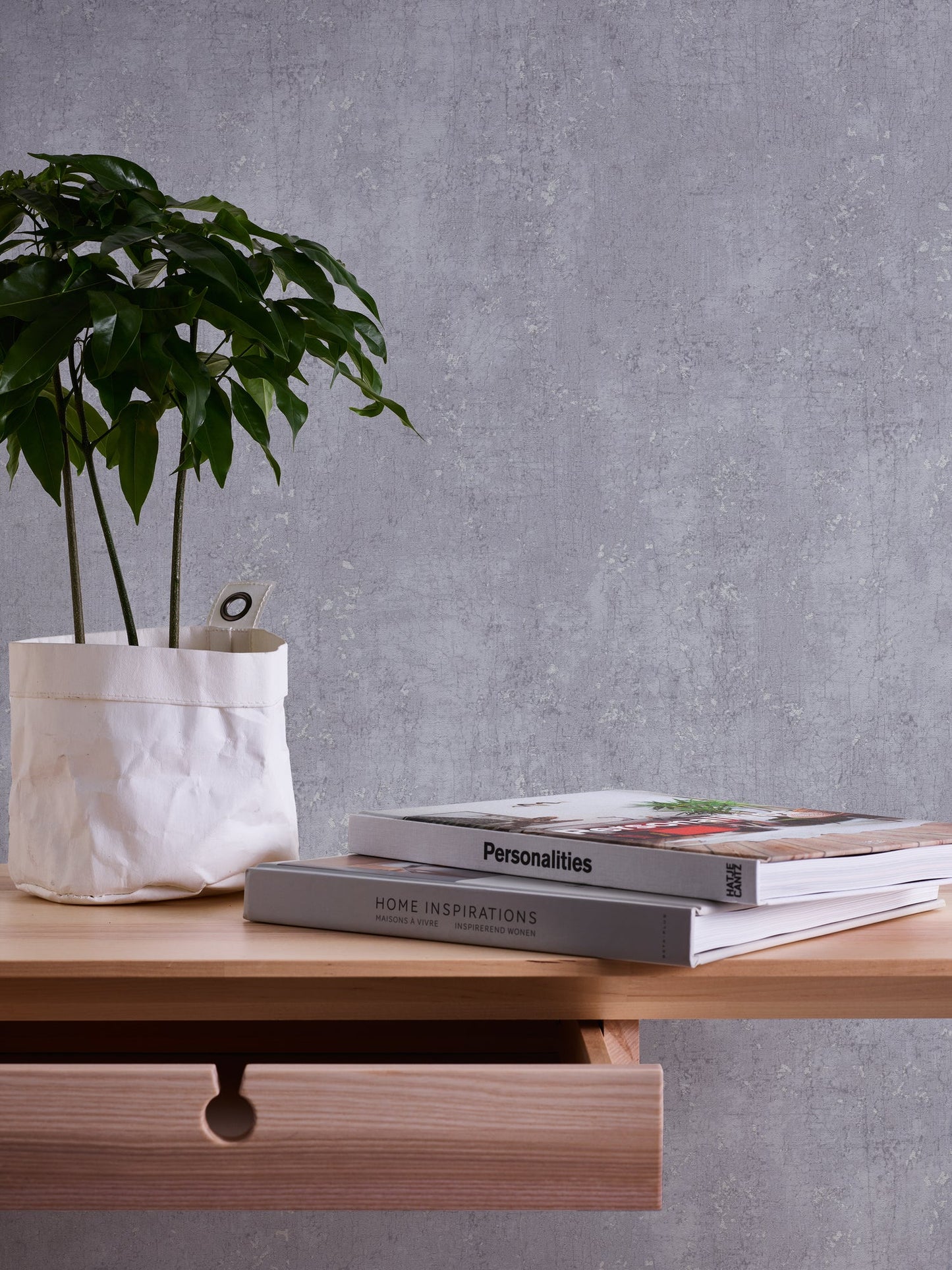 Greyvolution Vinyl-Vliestapete Grau 10,05 m x 0,53 m