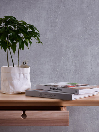 Greyvolution Vinyl-Vliestapete Grau 10,05 m x 0,53 m