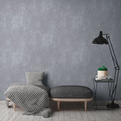 Greyvolution Vinyl-Vliestapete Grau 10,05 m x 0,53 m