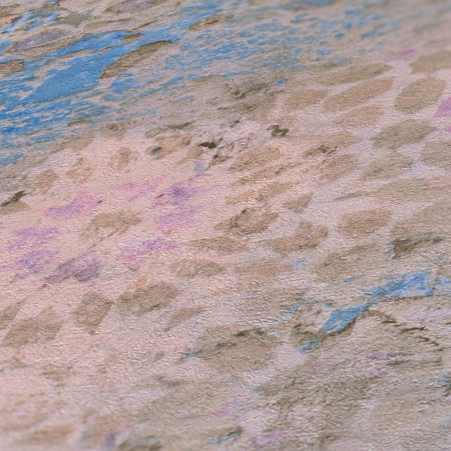 Livingwalls Antonio Barcelona Vinyl-Vliestapete Beige Blau Grau 10,05 m x 0,53 m