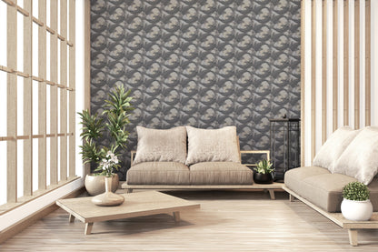 Livingwalls Mio Tokio Tiermotiv Vliestapete Schwarz Weiß Grau Creme 10,05 m x 0,53 m