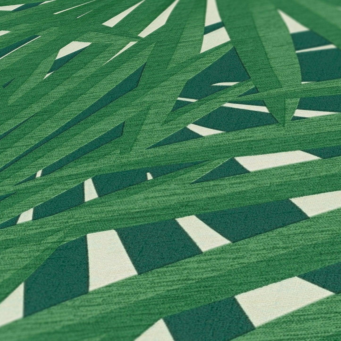 Livingwalls Said Marrakesch Vinyl-Vliestapete Grün Weiß 10,05 m x 0,53 m