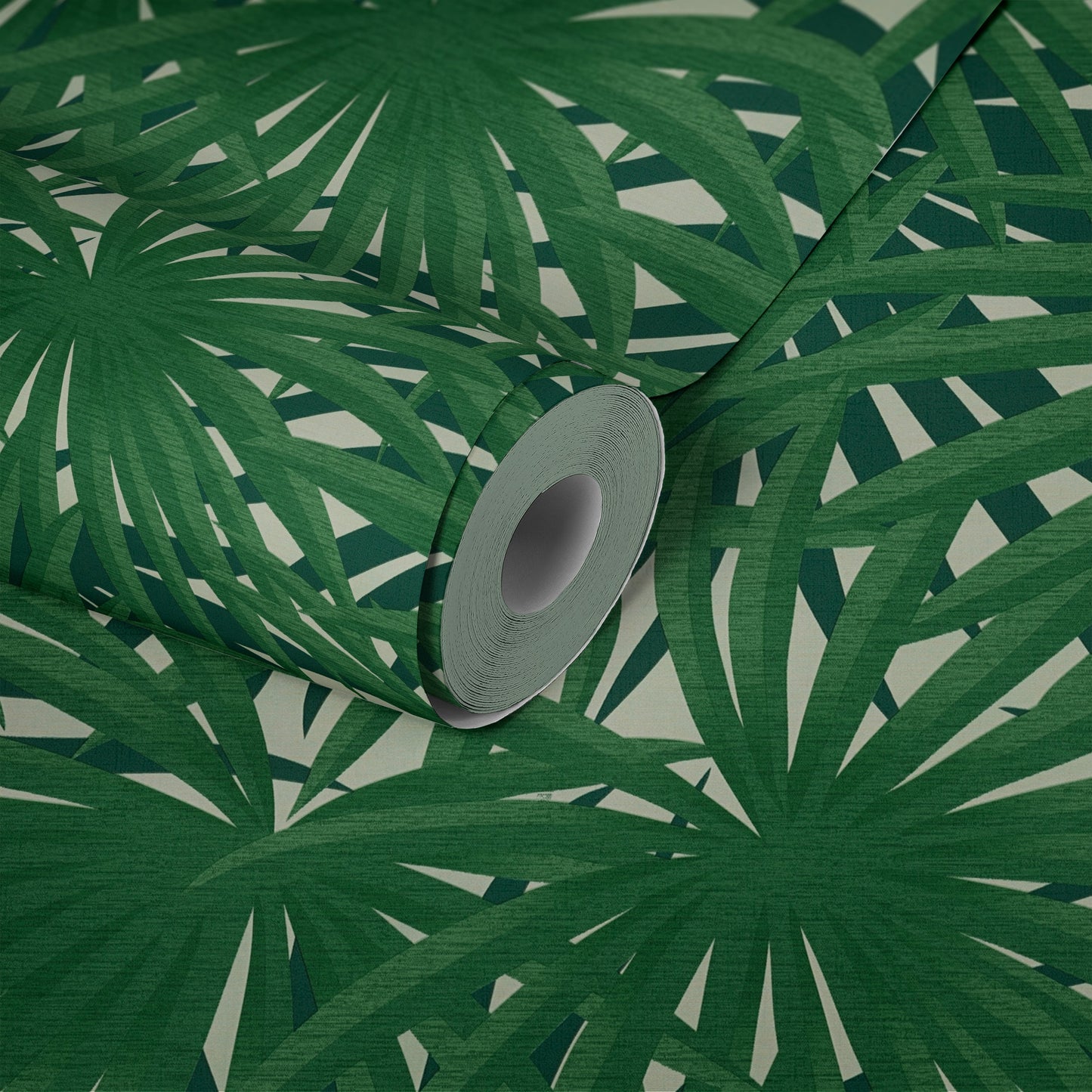 Livingwalls Said Marrakesch Vinyl-Vliestapete Grün Weiß 10,05 m x 0,53 m