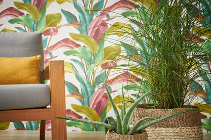 Livingwalls Antonio Barcelona Vinyl-Vliestapete Bunt Grün Gelb 10,05 m x 0,53 m