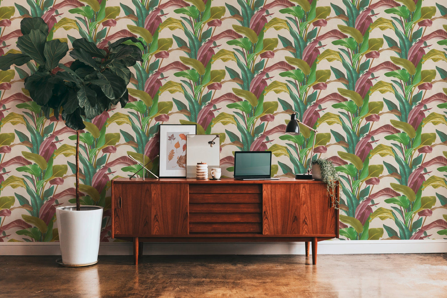 Livingwalls Antonio Barcelona Vinyl-Vliestapete Bunt Grün Gelb 10,05 m x 0,53 m