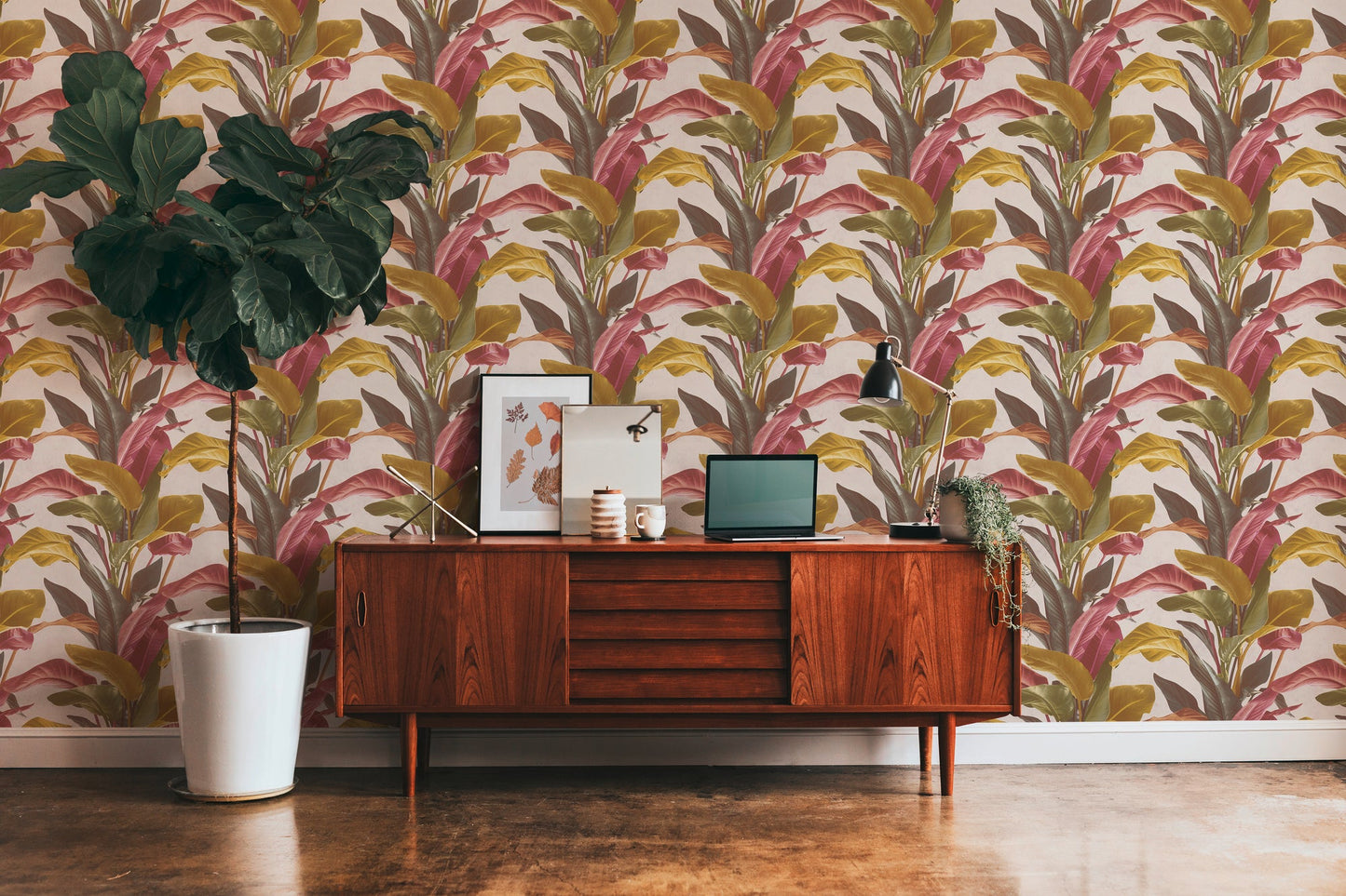 Livingwalls Antonio Barcelona Vinyl-Vliestapete Bunt Creme Rot 10,05 m x 0,53 m