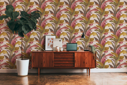 Livingwalls Antonio Barcelona Vinyl-Vliestapete Bunt Creme Rot 10,05 m x 0,53 m