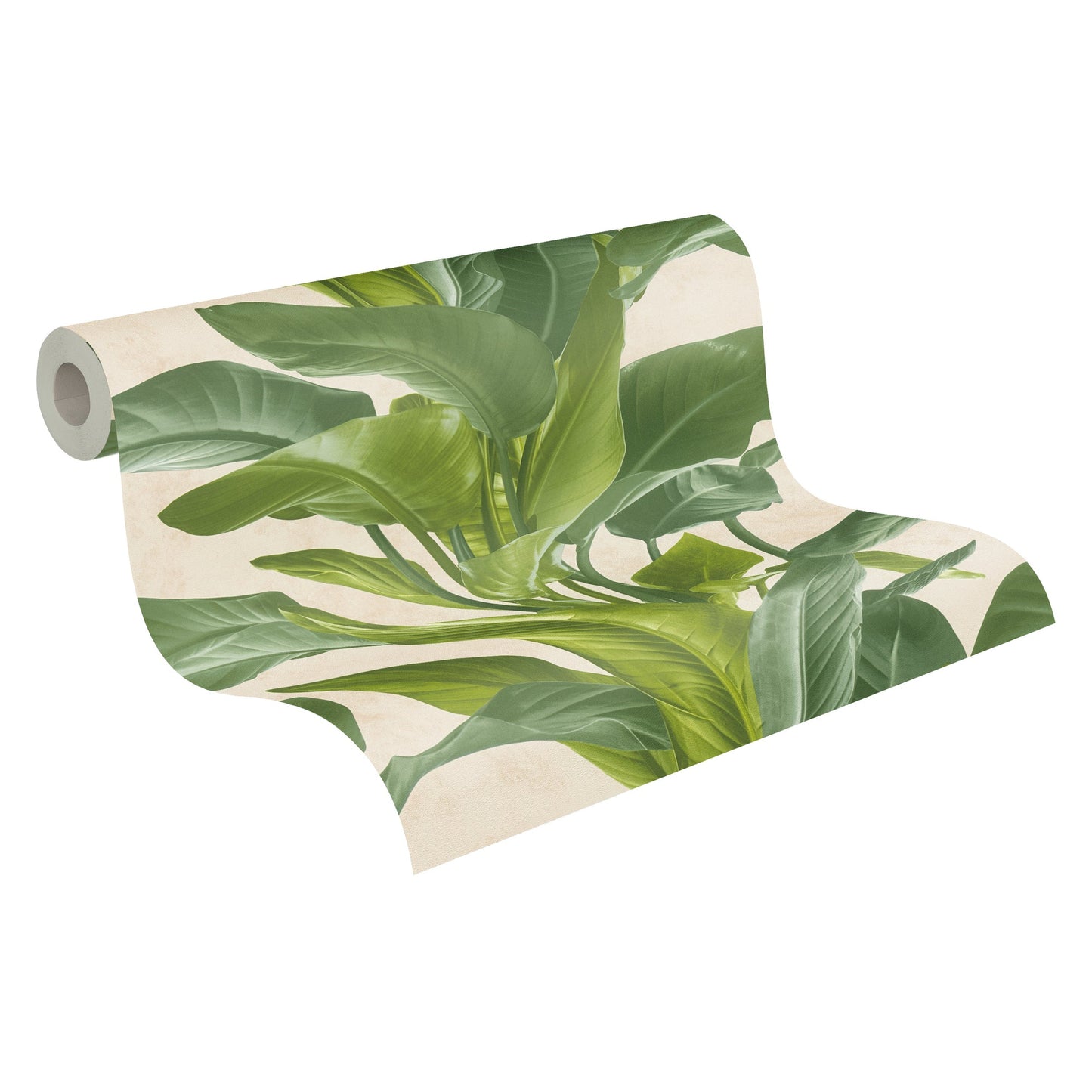 Livingwalls Antonio Barcelona Vinyl-Vliestapete Grün Creme 10,05 m x 0,53 m