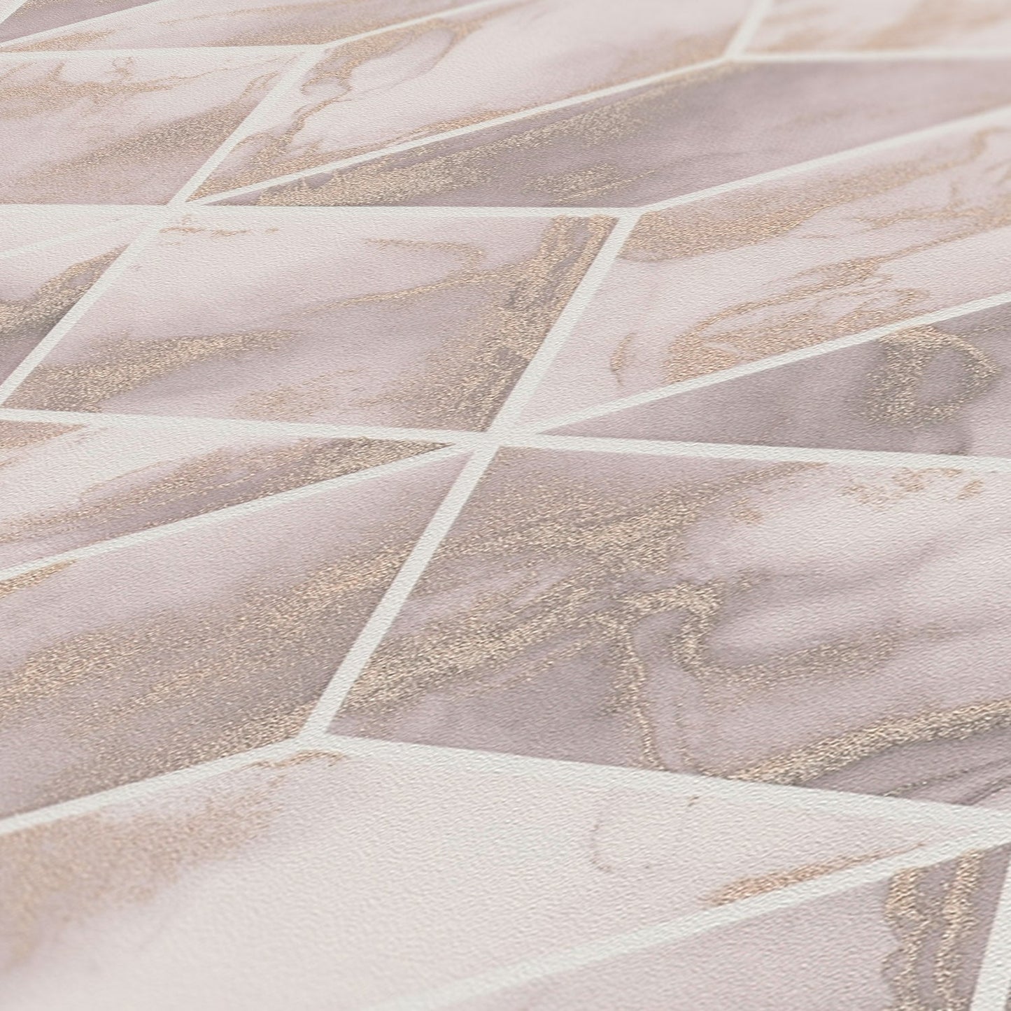 Livingwalls Alena St. Petersburg Vinyl-Vliestapete Rosa Gold Weiß 10,05 m x 0,53 m