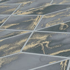 Livingwalls Alena St. Petersburg Vinyl-Vliestapete Grau Gold Schwarz 10,05 m x 0,53 m