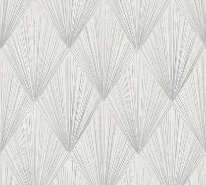 Livingwalls Ava New York Design Vliestapete Weiß Grau 10,05 m x 0,53 m